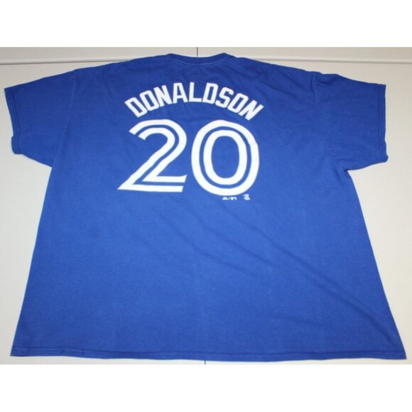 MLB Baseball Toronto Blue Jays Josh Donaldson #20 Tee Shirt 2XL Majestic - Picture 5 of 5